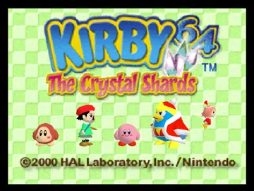 Kirby 64 - The Crystal Shards (Europe) screen shot title